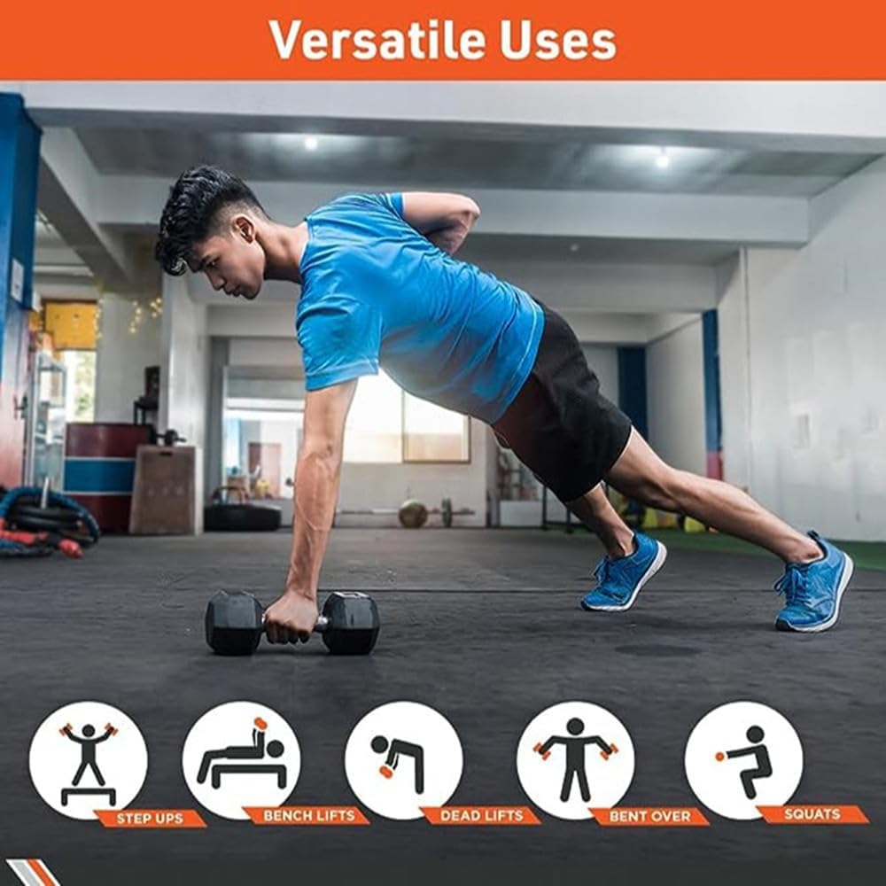 Hex Dumbbell Set, 1-20kg