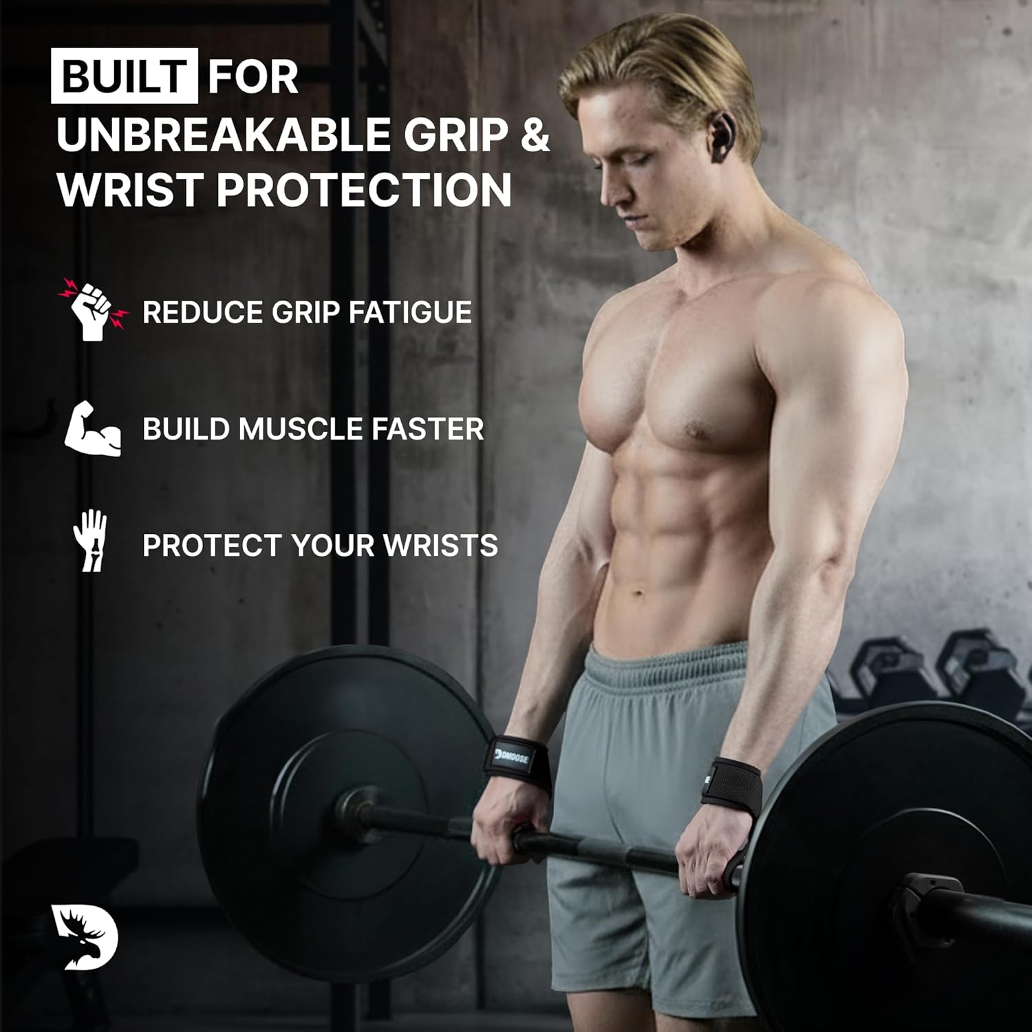 DMoose Fitness Lifting Straps 24" (Pair)