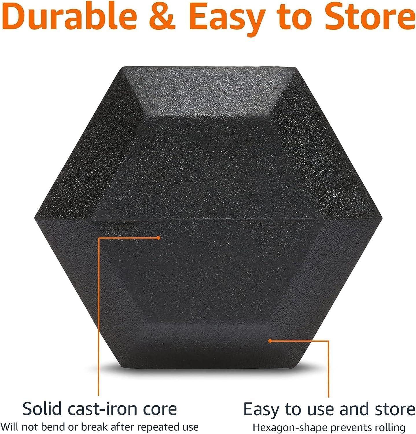 Hex Dumbbell Set, 1-20kg