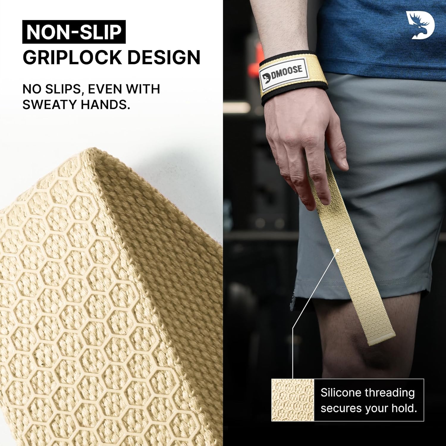 DMoose Fitness Lifting Straps 24" (Pair)